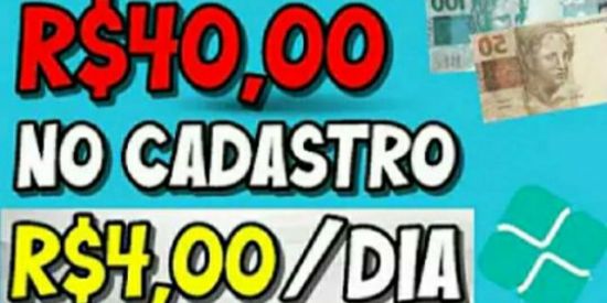 Imagem do grupo de WhatsApp App 40,00 no cadastro 🤑