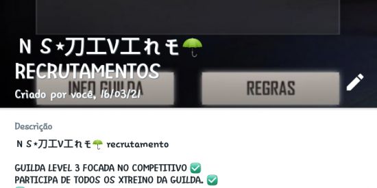 Imagem do grupo de WhatsApp Recrutamento