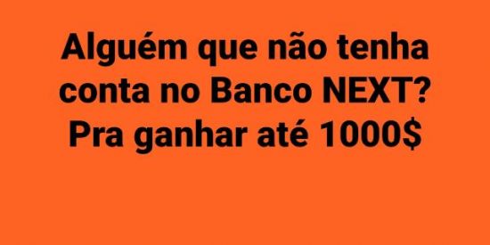 Imagem do grupo de WhatsApp BANCO DIGITAL NEXT $1,000