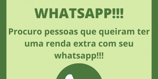 Imagem do grupo de WhatsApp RENDA EXTRA COM WHATSAPP