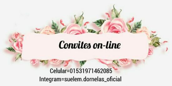 Imagem do grupo de WhatsApp CONVITES ONLINE❤️