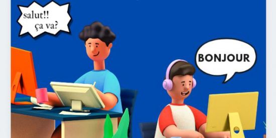 Imagem do grupo de WhatsApp français fluide 📚📚