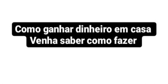 Imagem do grupo de WhatsApp ganhar dinheiro em casa