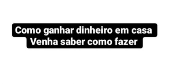 Imagem do grupo de WhatsApp Ganha dinheiro em casa