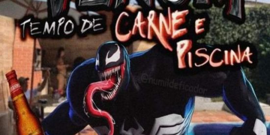 Imagem do grupo de WhatsApp Venom tempo de carne e piscina 😎👈