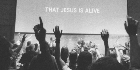 Imagem do grupo de WhatsApp Jesus vive aqui