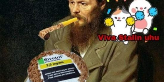 Imagem do grupo de WhatsApp Dostoiévski sem reaça