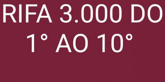 Imagem do grupo de WhatsApp 💰RIFA DE 3.000🤞💰