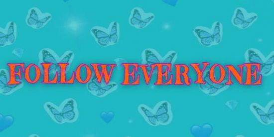 Imagem do grupo de WhatsApp follow everyone