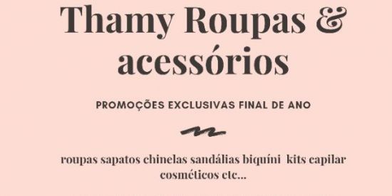 Imagem do grupo de WhatsApp Thamy Roupas & cosméticos