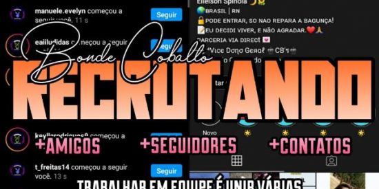 Imagem do grupo de WhatsApp 🦁RECRUTAMENTO♚CB'ร♚🦁