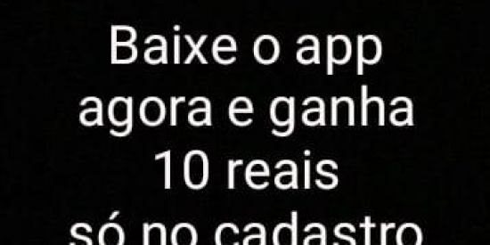 Imagem do grupo de WhatsApp 10 reais só no cadastro ✅