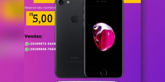 Imagem do grupo de WhatsApp Rifa do IPHONE 7