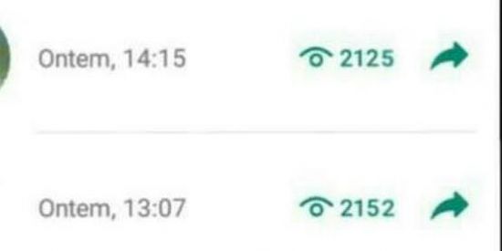 Imagem do grupo de WhatsApp Visualização nos status