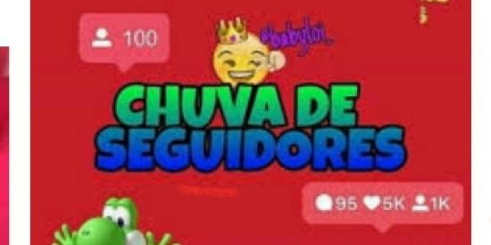 Imagem do grupo de WhatsApp Chuva de seguidores