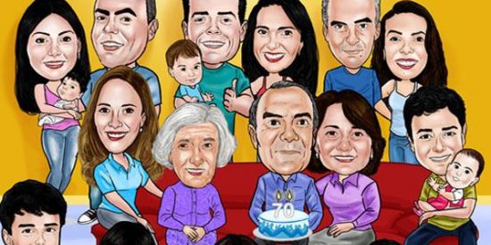 Imagem do grupo de WhatsApp E dá família pow