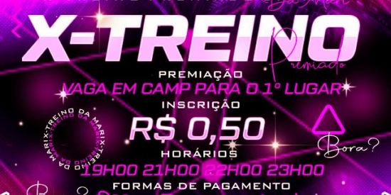 Imagem do grupo de WhatsApp XTREINO PREMIADO