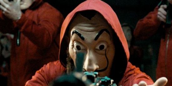 Imagem do grupo de WhatsApp La casa de papel