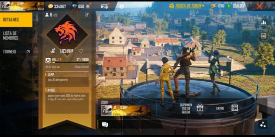 Imagem do grupo de WhatsApp Grupo de guilda free fire