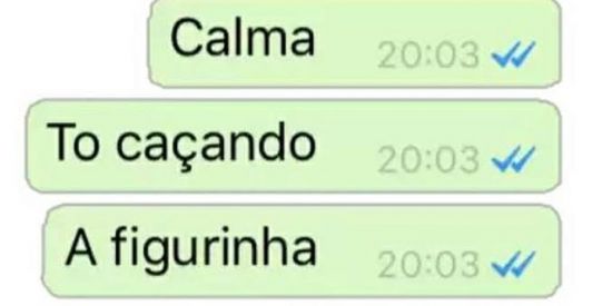 Imagem do grupo de WhatsApp Figurinhas