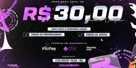 Imagem do grupo de WhatsApp CONTAS VENDAS FF TROCAS🔴