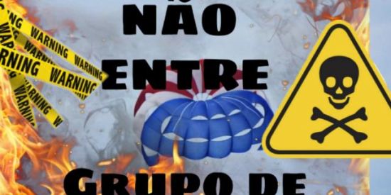 Imagem do grupo de WhatsApp PERIGO. NÃO  OFICIAL