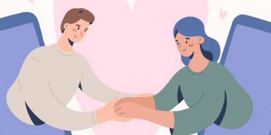 Imagem do grupo de WhatsApp Web namoro