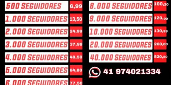 Imagem do grupo de WhatsApp VENDAS DE SEGUIDORES 💰