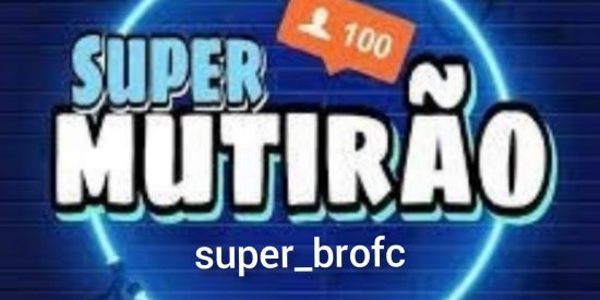 Imagem do grupo de WhatsApp Super mutirão