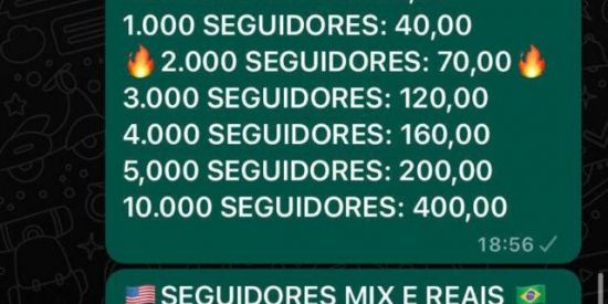 Imagem do grupo de WhatsApp VENDA DE SEGUIDORES