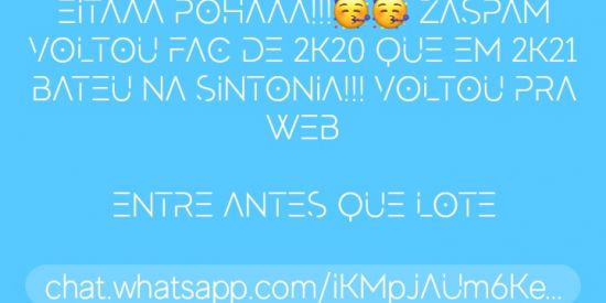 Imagem do grupo de WhatsApp Blzeiras