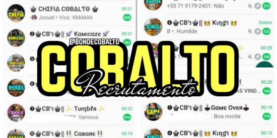 Imagem do grupo de WhatsApp Recrutamento cobalto