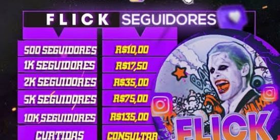 Imagem do grupo de WhatsApp FLICK SEGUIDORES