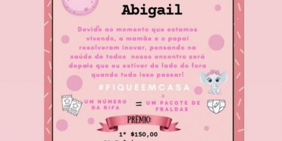 Imagem do grupo de WhatsApp Cha rifa da Abigail 🤰🏻