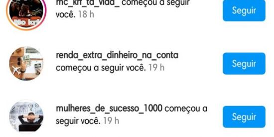 Imagem do grupo de WhatsApp Seguidores no instagram 🔥