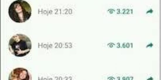 Imagem do grupo de WhatsApp Visualização de status👀