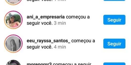 Imagem do grupo de WhatsApp ganhe seguidores no Insta