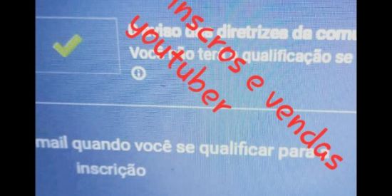 Imagem do grupo de WhatsApp Youtuber monetizar