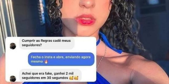 Imagem do grupo de WhatsApp GANHE SEGUIDORES