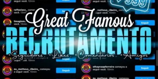 Imagem do grupo de WhatsApp Recrutamento Instagram📈