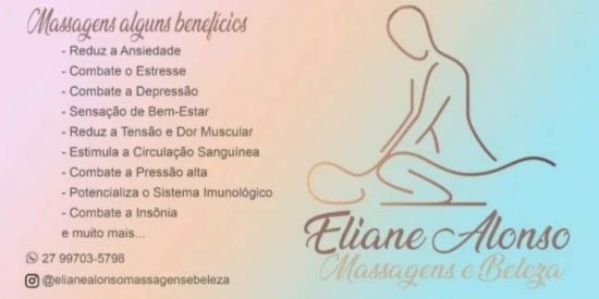 Imagem do grupo de WhatsApp Massagem Relaxante Eliane Alonso