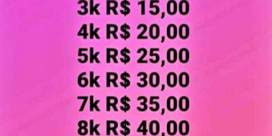 Imagem do grupo de WhatsApp Instagram venda Seguidor