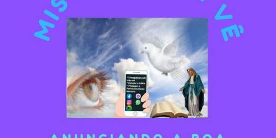 Imagem do grupo de WhatsApp Missão Vem e Vê