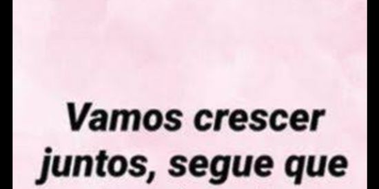 Imagem do grupo de WhatsApp ME SEGUE EU SIGO DE VOLTA