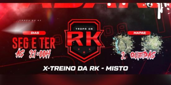 Imagem do grupo de WhatsApp XTREINO DA @RK