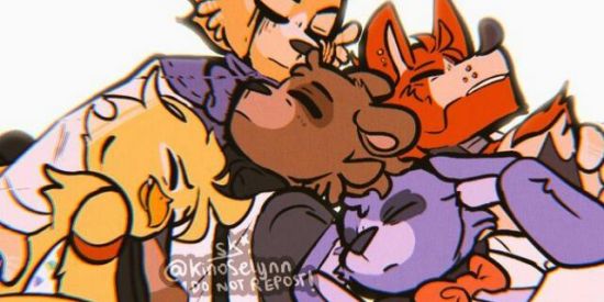 Imagem do grupo de WhatsApp H0us3 FNAF 🤎💜💛❤️