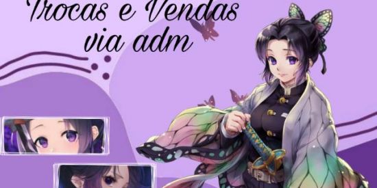 Imagem do grupo de WhatsApp Troca e vendas via adm💜