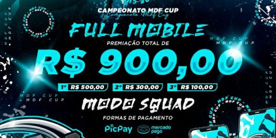 Imagem do grupo de WhatsApp MDF CUP INSCRIÇÕES