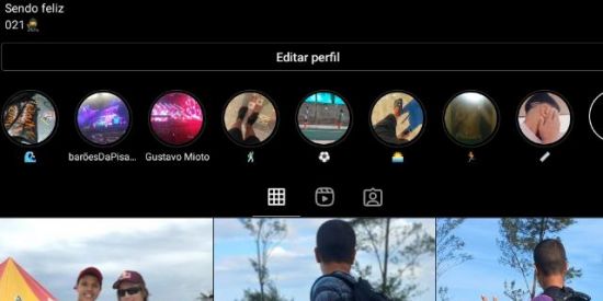 Imagem do grupo de WhatsApp divulga instagram🥷🔥