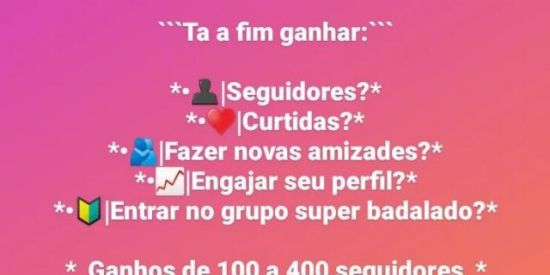 Imagem do grupo de WhatsApp Recrutamento ¹♚pjl♚